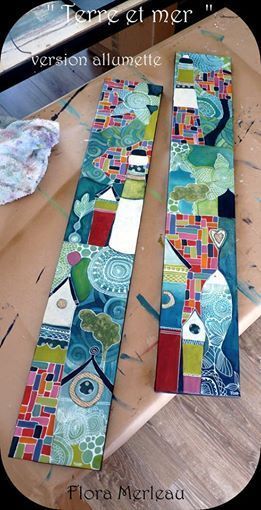 Whimsical Diy, Plank Art, Art Pole, Garden Art Ideas, Stick Art, Intuitive Art, Collaborative Art, Garden Art Diy, Sewing Art