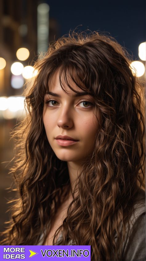 Long Wavy Hair With Side Bangs, Romantic Haircut For Long Hair, Long Curly Hair With Side Bangs, Volume Layers Long Hair, Side Bangs With Curly Hair, Side Bangs Wavy Hair, Side Bangs For Long Hair, Long Haircut Side Part, Volume Haircuts For Long Hair