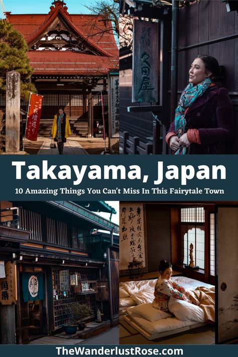 Things To Do In Kyoto, Takayama Japan, Japan Honeymoon, Fairytale Town, Japan Travel Destinations, Japanese Town, Women Traveling, Japanese Travel, Japan Vacation