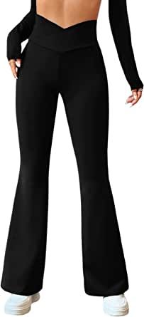 Bell Bottom Leggings Outfits, Flare Pants Outfits, Bell Bottom Yoga Pants, Outfit Ideas Modest, Bell Bottom Leggings, Flare Yoga Pants, Practice Outfits, Stylish Work Attire, Flared Leggings