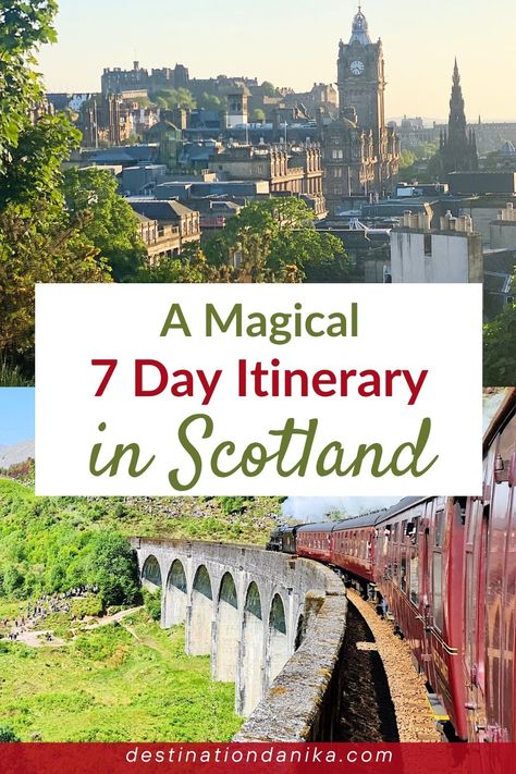 7 Days In Scotland, 5 Days In Scotland, 10 Day Scotland Itinerary, Scottish Highlands Itinerary, 7 Day Scotland Itinerary, 7 Day Scotland Road Trip, Scotland Itinerary 7 Days, Scotland 7 Day Itinerary, London To Scotland