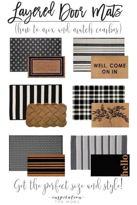 Layered Door Mats, Do It Yourself Decoration, Diy Home Decor For Apartments, Cute Dorm Rooms, Front Porch Decorating, Room Transformation, Decor Guide, Décor Diy, Door Mats