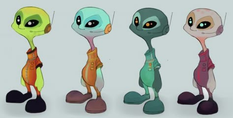 Aliens Character Design, Aliens Cartoon, Alien Creatures Cute, Cool Alien Character Design, Alien Animation, Alien Reference, Character Design Alien, Alien Cartoon, Cute Aliens