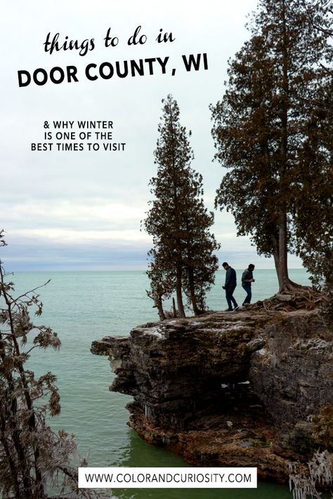 These are stressful times - but nothing a little friluftsliv (a Norwegian word for the joy of getting outdoors) can't fix! Check out our guide on things to do in Door County Wisconsin - some unique only to winter - to find out why DoCo should be on your getaway list if you're looking for a little R&R. #travelwisconsin #midwesttravel #midwestlliving #doorcounty #destinationdoorcounty #weekendgetaway #roadtrip Wisconsin Winter Getaways, Door County Wisconsin Winter, Things To Do In Door County Wisconsin, Wisconsin Winter, Wisconsin Vacation, Travel Wisconsin, Freedom Travel, Northern Wisconsin, Usa Bucket List