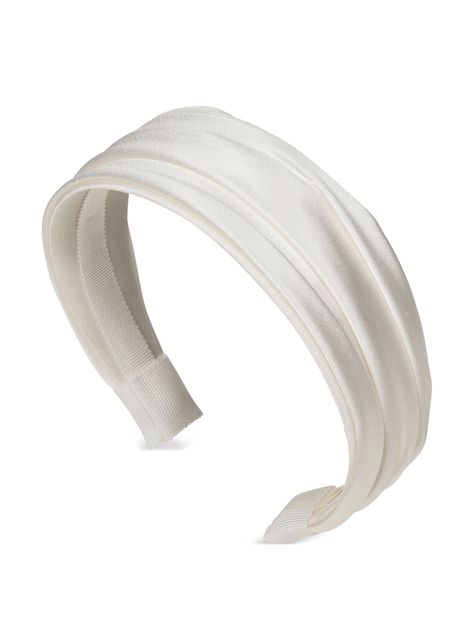 Png Accessories, Y2k Png, Accessories Png, Grunge Accessories, Headband White, Y2k Accessories, Stranger Things Dr, Jennifer Behr, Silk Headband