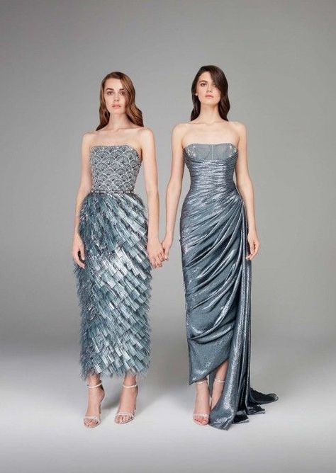 Hamda Al Fahim, Wedding Blue, Blue Sparkle, فستان سهرة, Beautiful Gowns, Couture Dresses, Fancy Dresses, Dream Dress, Couture Fashion