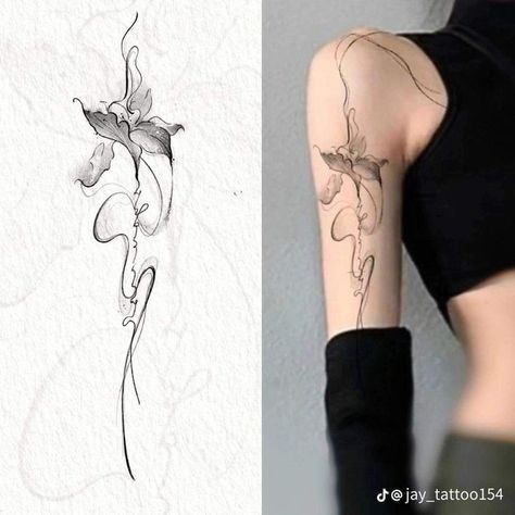 Tattoo idea 31 #enchantedtattoo #tattooideas #tattoodesigns #forearmtatsforwomen #tattoos #realism #artbody #coupl #latinatattooideas #baddietatsarmsleeve Bahasa Jepun, Small Hand Tattoos, Classy Tattoos, Discreet Tattoos, Subtle Tattoos, Elegant Tattoos, Feminine Tattoos, Simplistic Tattoos, Line Tattoos