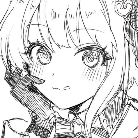 Pfp Black And White Girl, Pfp Black And White, Pfp Black, Black And White Girl, Icon Pfp, A Drawing, Not Mine, Black And White, Anime