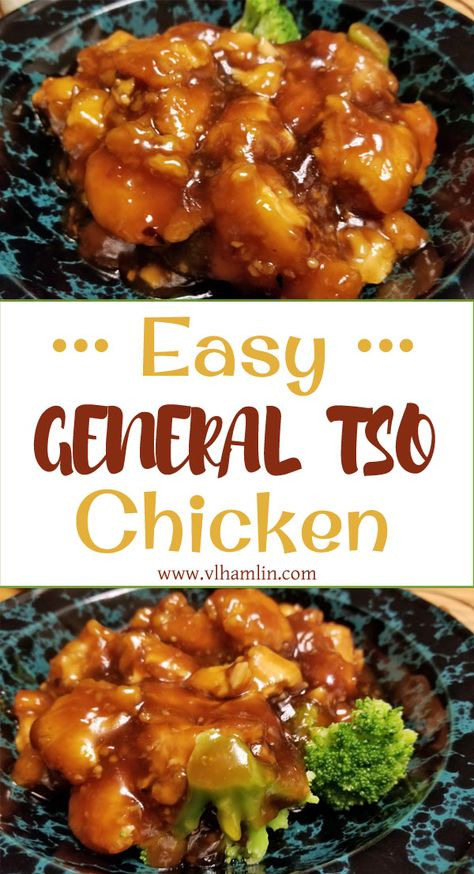 General Chicken Recipe, Tso Chicken Recipe, General Tao Chicken, Easy General Tso Chicken, Poulet General Tao, General Tso's Chicken, Homemade Chinese Food, Chinese Chicken Recipes, Tso Chicken