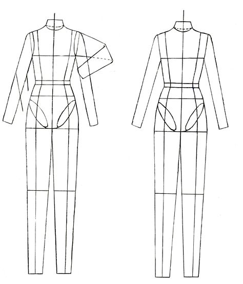 Flat drawing templates | Simon Killen's Fashion Blog Technical Flats, Fashion Illustration Template, Fashion Sketch Template, Croquis Fashion, Fashion Figure Templates, Sketch Template, Pattern Sketch, Flat Drawings, Flat Pattern