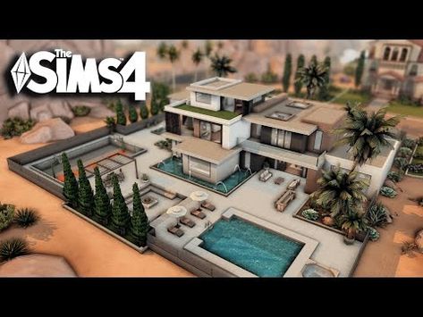 (1) LANDGRAAB MANSION | The Sims 4 Speed Build - YouTube Landgraab Mansion Sims 4, Landgraab Mansion, Mansion Sims 4, Sims 4 Speed Build, Sims Ideas, Modern Mansion, Sims House, Family House, The Sims 4