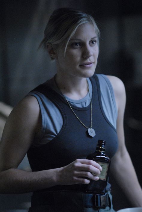 Kara Thrace Kara Thrace, Battlestar Galactica 1978, Katee Sackhoff, Mr Spock, Toasters, Battle Star, Movies And Series, Battlestar Galactica, Nerd Girl