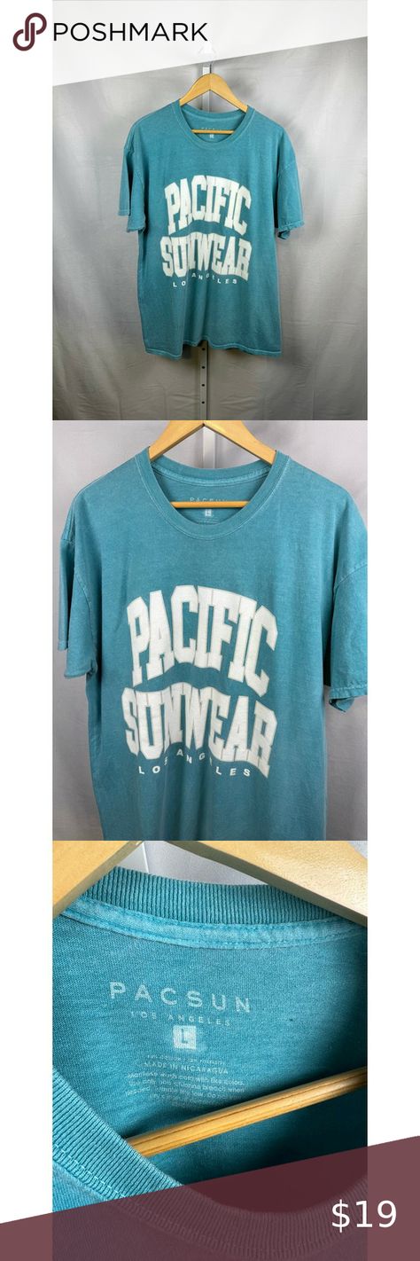 Pacific Sunwear PacSun Vintage Graphic T-Shirt Men's Size Large Blue Pacific Sunwear, Vintage Graphic, Garment Bags, Vintage Graphics, Pacsun, Jean Coat, Trending Accessories, Trending Shoes, Graphic T Shirt