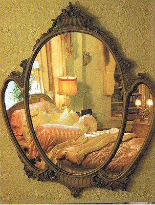 Rachel Riley, Old Mirrors, Shabby Chic Dresser, Unique Mirrors, Vintage Mirrors, Mirror Reflection, The Reflection, Paris Apartments, Beautiful Mirrors