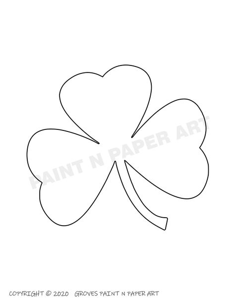 This Clip Art & Image Files item is sold by GrovesPaintnPaperArt. Ships from United States. Listed on 12 Aug, 2023 Shamrock Outline Printable, 4 Leaf Clover Template Free Printable, Printable Shamrock Template, Shamrock Outline, Clover Outline, Four Leaf Clover Silhouette, Clover Clipart, Shamrock Template, Charity Auction