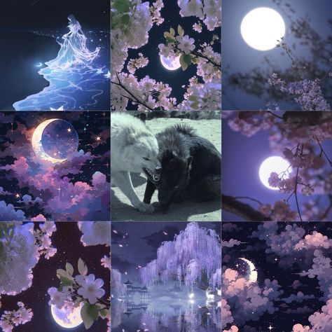 Different Cores And Aesthetics, Moon Moodboard Aesthetic, Goth Moodboard Aesthetic, Alternate Universe Ideas, Moon Aesthetic Moodboard, Character Mood Boards, Mood Boards Inspiration, Pretty Moodboards, Food Palette