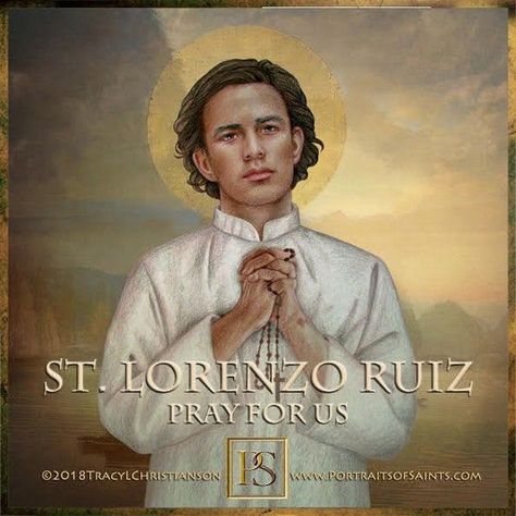 St Lorenzo Ruiz, Saint Lorenzo, Happy Feast Day, Happy Feast, Saint Lawrence, Family Man, Pope John Paul Ii, Holy Rosary, St Lawrence