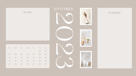 Save the photo from my site for the best quality! #wallpaper #desktop #organizer #aeshtetic #beige #september #2023w Desktop Wallpaper Template, Wallpaper January, Desktop Organizer Wallpaper, Organizer Wallpaper, Macbook Pro Wallpaper, Laptop Organization, Desktop Wallpaper Macbook, Wallpaper Template, Macbook Desktop