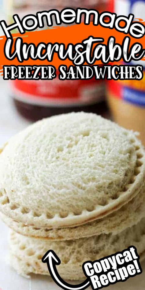 Box Sandwich, Freezer Lunches, Freezer Sandwiches, Kid Sandwiches, Peanut Butter Jelly Sandwich, Freezer Friendly Meals, Freezable Meals, Freezer Meal Planning, Easy Freezer Meals