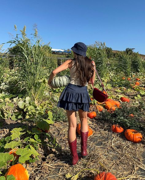 pumpkin patch season has officially arrived 🎃🍂🍁 save this for a list of the best pumpkin patches in orange county 🎃 @tanakafarms - irvine (pictured) 🎃 hana field by tanaka farms - costa mesa 🎃 @pumpkincityinc - laguna hills 🎃 @irvineparkrailroad - irvine regional park 🎃 seasonal adventures pumpkin patch - @oc_fair 🎃 @outletssc - san clemente 🎃 @manasserofarms - irvine loving this transitional fall outfit with pops of denim from @citybeachaustralia // code holidaze for $ off Oc Fair, Best Pumpkin Patches, Fall Grunge, Insta Poses, Pumpkin Patch Outfit, Pumpkin Patches, Fall Transition Outfits, Pumpkin Picking, Best Pumpkin