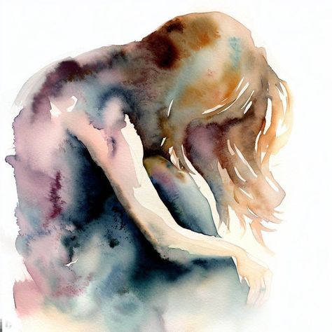 sadness abounds watercolor - Image Creator Dance Classique, Watercolor Images, Watercolor Art Lessons, Watercolor Inspiration, Water Colour, Animated Gifs, Images Photos, Art Lessons, Bing Images