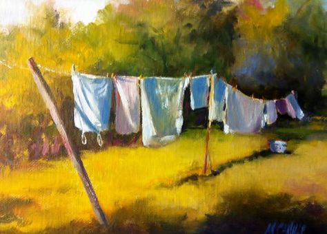 1618 Best On The Line Images On Clotheslines, Laundry - Clothesline Painting Clothesline Painting, Clothesline Art, Laundry Clothesline, Laundry Art, Painting Competition, Painting For Home, Online Painting, Artist Websites, Clothes Line