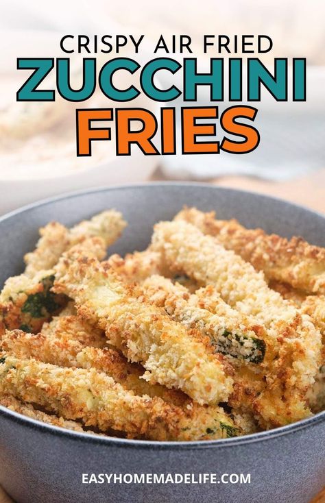 Zucchini Fries Air Fryer, Air Fried Zucchini, Golden Zucchini, Fries Air Fryer, Air Fryer Zucchini Fries, Fries In The Air Fryer, Air Fryer Zucchini, Best Zucchini, Fried Zucchini