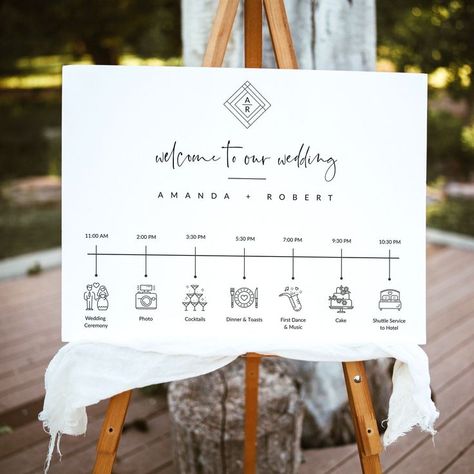 Black Wedding Bathroom Signs - Wedding Sign Arrow - Double Sided Directional Yard Signs - Set of 2 Bathroom Signs Wedding Timeline Sign, Wedding Day Timeline Template, Party Timeline, Wedding Timeline Template, Wedding Reception Party, Wedding Icon, Event Sign, Wedding Venue Decorations, Wedding Day Timeline