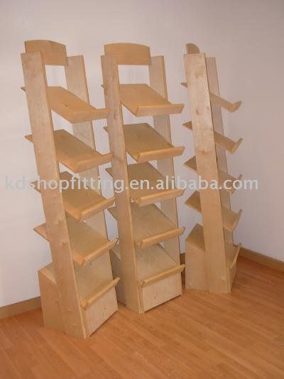 Display Bread Ideas, Bread Shelf Display, Wooden Display Rack, Bread Display Rack, Bread Shelves, Wooden Pastry Display, Bread Showpiece Display, Bakery Bread Display Shelves, Display Rack Ideas