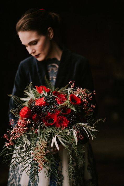 Trio Photoshoot, Moody Flowers, Dramatic Photography, Fantastic Flowers, Fall Barn Wedding, October Flowers, Cascading Bouquet, Fall Bouquet, Cascading Wedding Bouquets