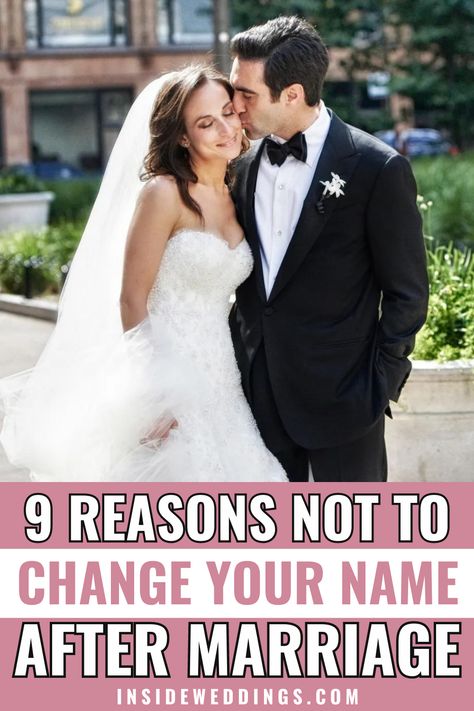 There are certainly benefits to taking a new surname after becoming a Mrs., but here are some reasons why that decision may not be right for you. Changing Your Last Name, Inside Weddings, Changing Your Name, After Marriage, Wedding Inside, Wedding Plans, Wedding Planning Tips, Wedding Themes, Wedding Tips