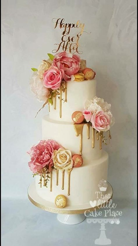 Wedding Cake Ideas Elegant Beautiful, Tier Cake Ideas, Wedding Cake Ideas Elegant, Anniversary Cake Ideas, Bolo Drip Cake, 50th Birthday Cake For Women, Cake Ideas Wedding, Wedding Cake Ideas, Elegant Birthday Cakes