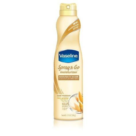 Amazon.com: Vaseline Spray and Go Moisturizer in Total Moisture, 6.5 Ounce: Beauty Vaseline Spray, Best Body Moisturizer, Korean Beauty Secrets, Spray Moisturizer, Spray Lotion, Beauty Awards, Moisturizing Lotions, Soft Skin, Vitamin B