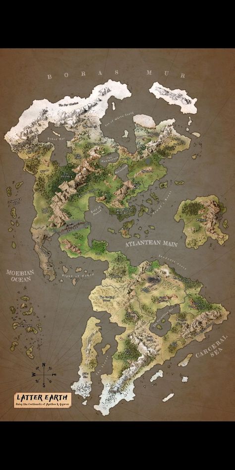 Fantasy Island Map Concept Art, Fantasy Continent Map, Rpg World Map, Pangea Map, Fantasy Continent, Fantasy Mha, Fantasy City Map, Fantasy Map Making, Rpg World