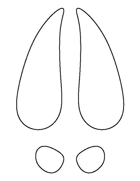 Reindeer hoof prints pattern. Use the printable outline for crafts, creating stencils, scrapbooking, and more. Free PDF template to download and print at http://patternuniverse.com/download/reindeer-hoof-prints-pattern/ Reindeer Hoof Prints, Grandma Got Run Over By A Reindeer Diy, Grandma Got Ran Over By Reindeer Costume, Deer Cosplay, Free Printable Reindeer, Reindeer Hooves, Printable Outline, Ugly Christmas Sweater Outfit, Coloring Crafts