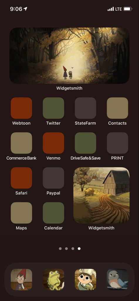 Over The Garden Wall Iphone Layout, Over The Garden Wall Homescreen, Wall Iphone, Ios Ideas, Phone Inspo, Phone Layout, Over The Garden Wall, Phone Theme, Homescreen Ideas