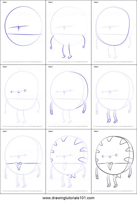 How to Draw Peppermint Butler from Adventure Time Printable Drawing Sheet by DrawingTutorials101.com Adventure Time Drawing Reference, Adventure Time Drawing Style, How To Draw Adventure Time, Adventure Time How To Draw Style, How To Draw Cartoon Network Characters, Adventure Time Drawings Sketches, Easy Adventure Time Drawings, How To Draw Adventure Time Characters, Whiteboard Doodles