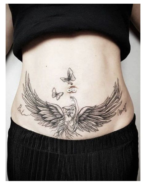 Cute Belly Tattoos, Lower Stomach Tattoo, Stomach Tattoo Ideas, Lower Stomach Tattoos For Women, Belly Button Tattoos, Lower Belly Tattoos, Belly Button Tattoo, Small Belly, Lower Stomach Tattoos