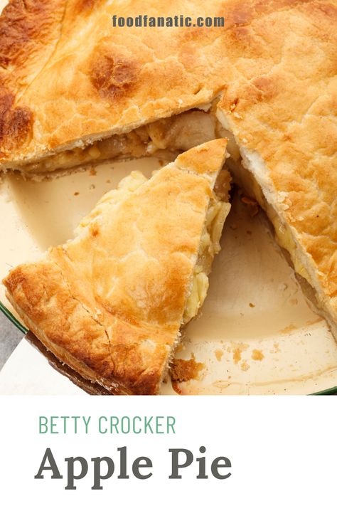 Betty Crocker Apple Pie, Apple Pie Cake Recipe, Pie Cake Recipe, Apple Pie Recipe Homemade, Apple Pie Cake, Homemade Pastry, Perfect Apple Pie, Apple Pie Recipe Easy, Betty Crocker Recipes