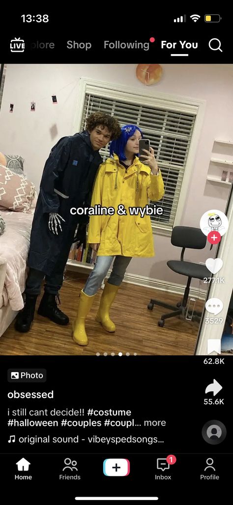 Coraline And Wybie Costume, Wybie Costume, Coraline Wybie, Coraline Halloween Costume, Coraline Halloween, Coraline And Wybie, Cute Halloween Costumes, Coraline, Cute Makeup