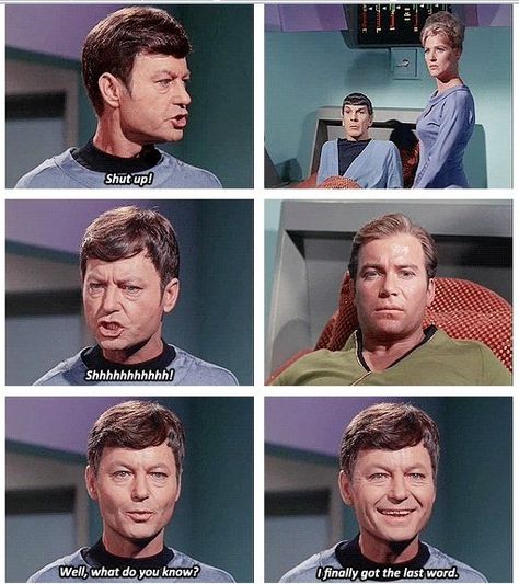 Star Trek Journey To Babel, Bones Mccoy, Dr Mccoy, Elder Gods, Spock And Kirk, Star Trek Funny, Star Trek Original Series, Star Trek Characters, Star Trek Original