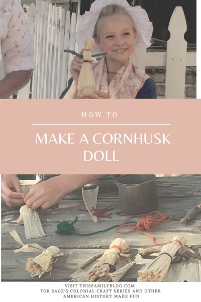 Colonial Crafts For Kids, Prairie Recipes, Birchbark House, Pioneer Day Activities, Cornhusk Dolls, Colonial Crafts, How To Make Crafts, Fall Homeschool, Pioneer Crafts