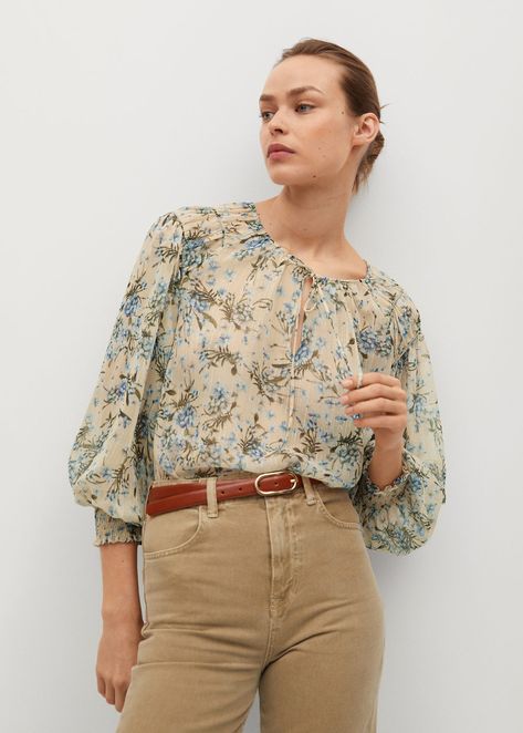 Puff Sleeve Blouse, Floral Print Blouses, Long Puff Sleeves, Print Blouse, Long Blouse, Printed Blouse, Summer Days, Warm Weather, Latest Fashion Trends