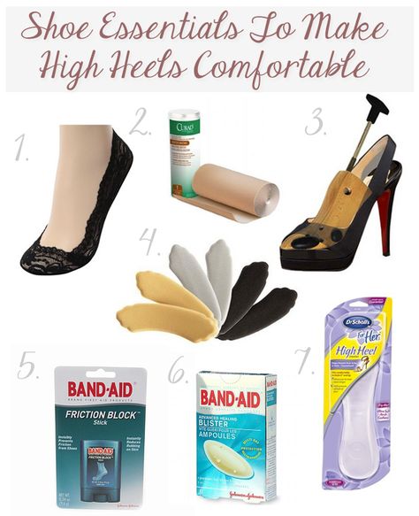 What To Use To Make Your High Heels More Comfortable (so you'll actually wear them!) Wear Heels Comfortably, How To Have Style, How To Wear Heels, Heels Comfortable, Shoes Hack, What To Use, Comfortable Heels, Fashion High Heels, Women Sandals