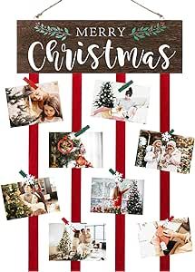 Xmas Card Holder, Christmas Card Holder Display, Christmas Card Holder, Christmas Card Display, Christmas Countdown Calendar, Colonial Christmas, Card Display, Picture Holders, Photo Clips