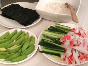 Sushi: California Hand Roll Hand Roll Recipe, California Maki, Hand Roll Sushi, California Rolls, Seasoned Rice Vinegar, Easy Sushi, Love Japanese, California Roll, How To Make Sushi