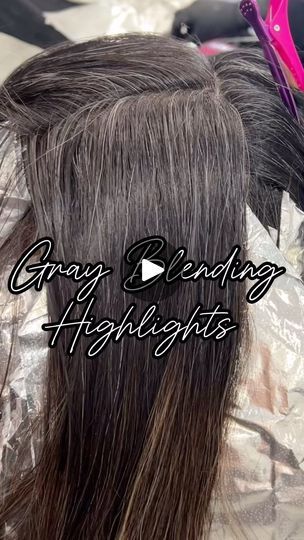 Highlight Toner Colors, Foils In Grey Hair, Low Maintenance Gray Blending, Blending Silver Hair Brunettes, Level 7 Redken Shades Eq Formulas, 7n Hair Color With Highlights, Level 3 Hair Color With Highlights, Gray Blending Light Brown Hair, Hybrid Hair Color