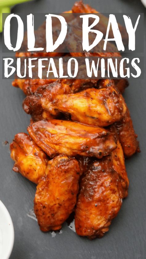 Taco Wings Recipe, Unique Chicken Wing Flavors, Wings Flavors, Old Bay Wings, Chicken Wings Recipe Oven, Spicy Chicken Wings Recipe, Buffalo Hot Wings, Wing Sauce Recipes, Wings Recipe Buffalo