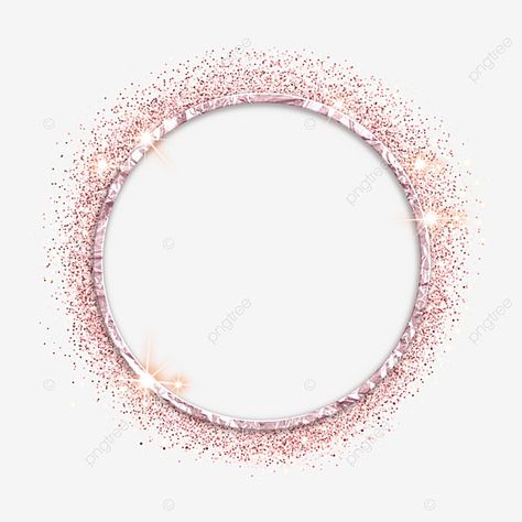 Frame Redondo Png, Round Frame Design, Gold Glitter Logo, Vector Rose, Round Border, Glitter Png, Gold Glitter Background, Circle Borders, Frames Png