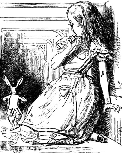 John Tenniel's Alice in Wonderland illustrations Alice In Wonderland Syndrome, Sir John Tenniel, Alice In Wonderland Clipart, Alice In Wonderland Vintage, Alice In Wonderland Illustrations, Alice In Wonderland Book, Rabbit Run, John Tenniel, Go Ask Alice